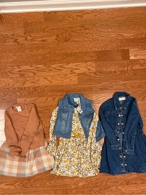 3 Dress Bundle- Tommy Bahama, Joie, Lefties Brand Girls Dresses 5-6t